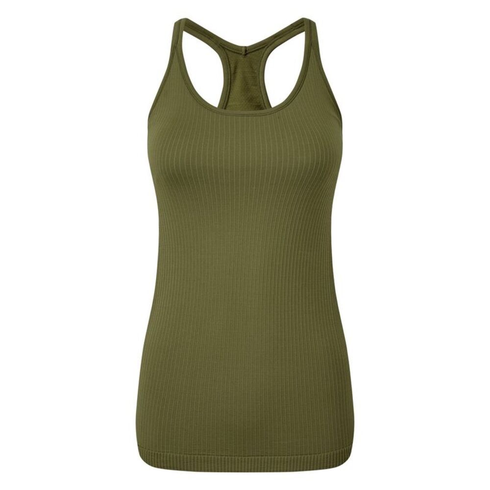 TriDri Womens/Ladies Seamless 3D Fit Sculpt Vest / Olive